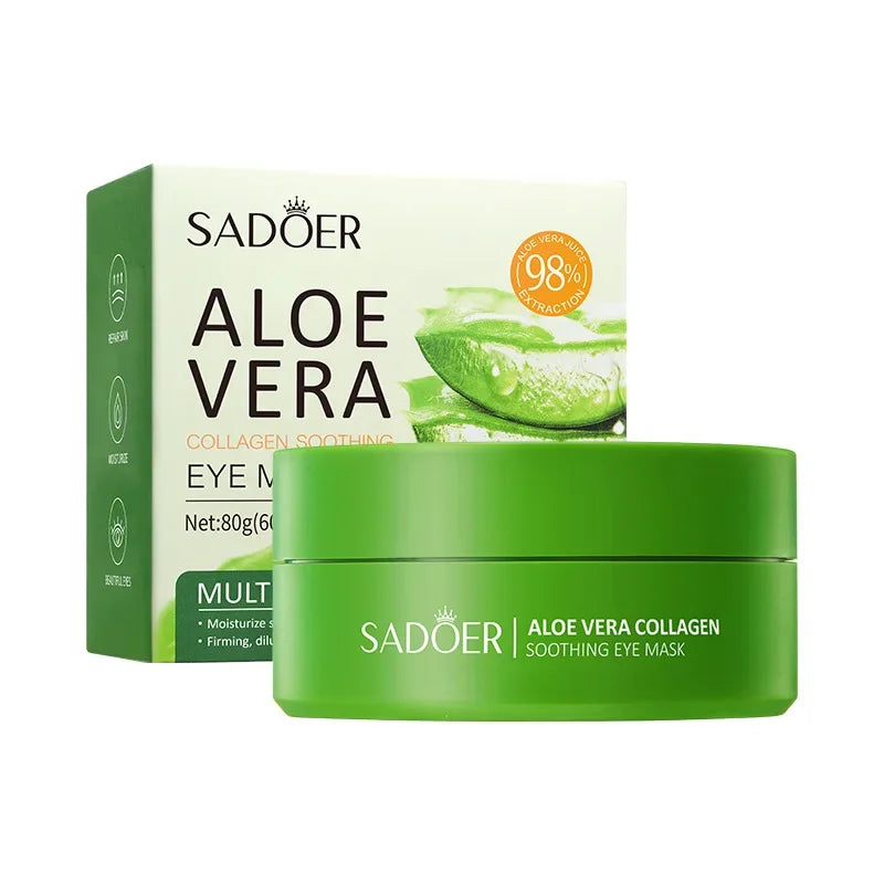 Aloe Vera Hydrogel Eye Patches – 60 Pieces