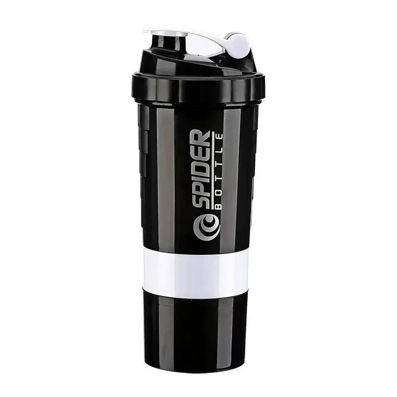 500ml Protein Shaker Bottle with Storage Compartment