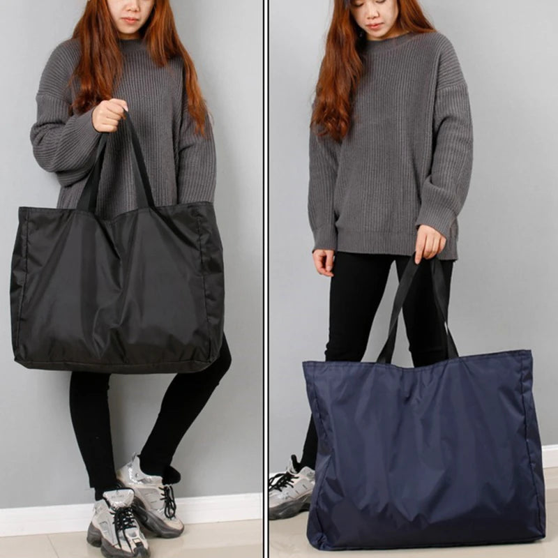 Reusable Zippered Shopping Tote – Large Capacity