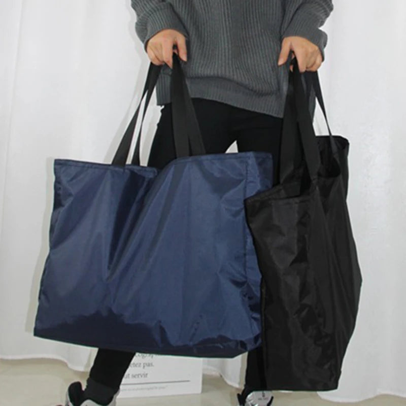 Reusable Zippered Shopping Tote – Large Capacity