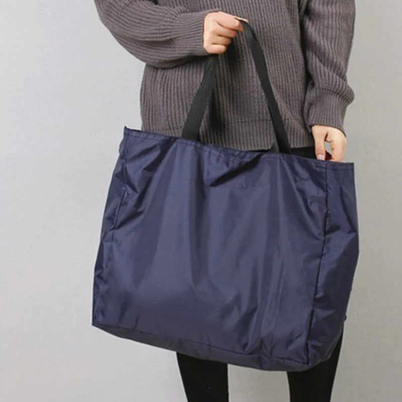 Reusable Zippered Shopping Tote – Large Capacity