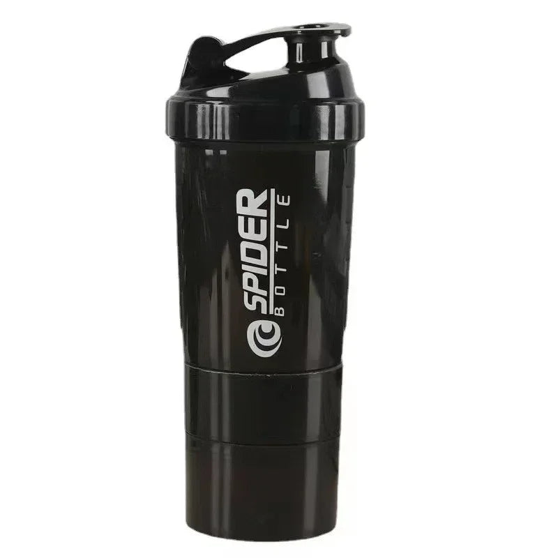 500ml Protein Shaker Bottle with Storage Compartment