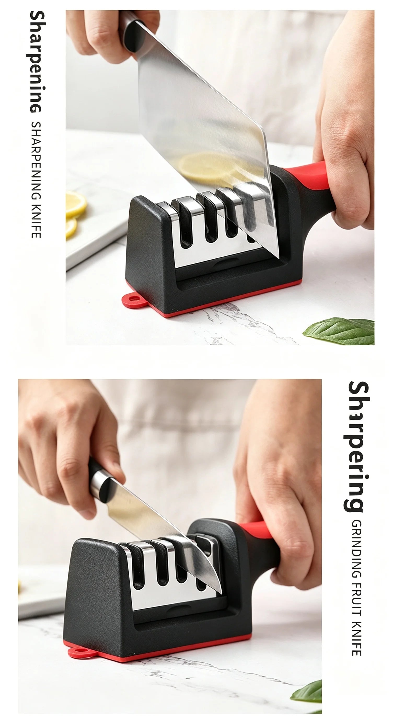 3-Stage Kitchen Knife Sharpener