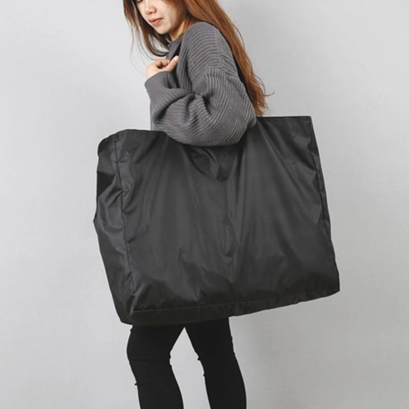 Reusable Zippered Shopping Tote – Large Capacity